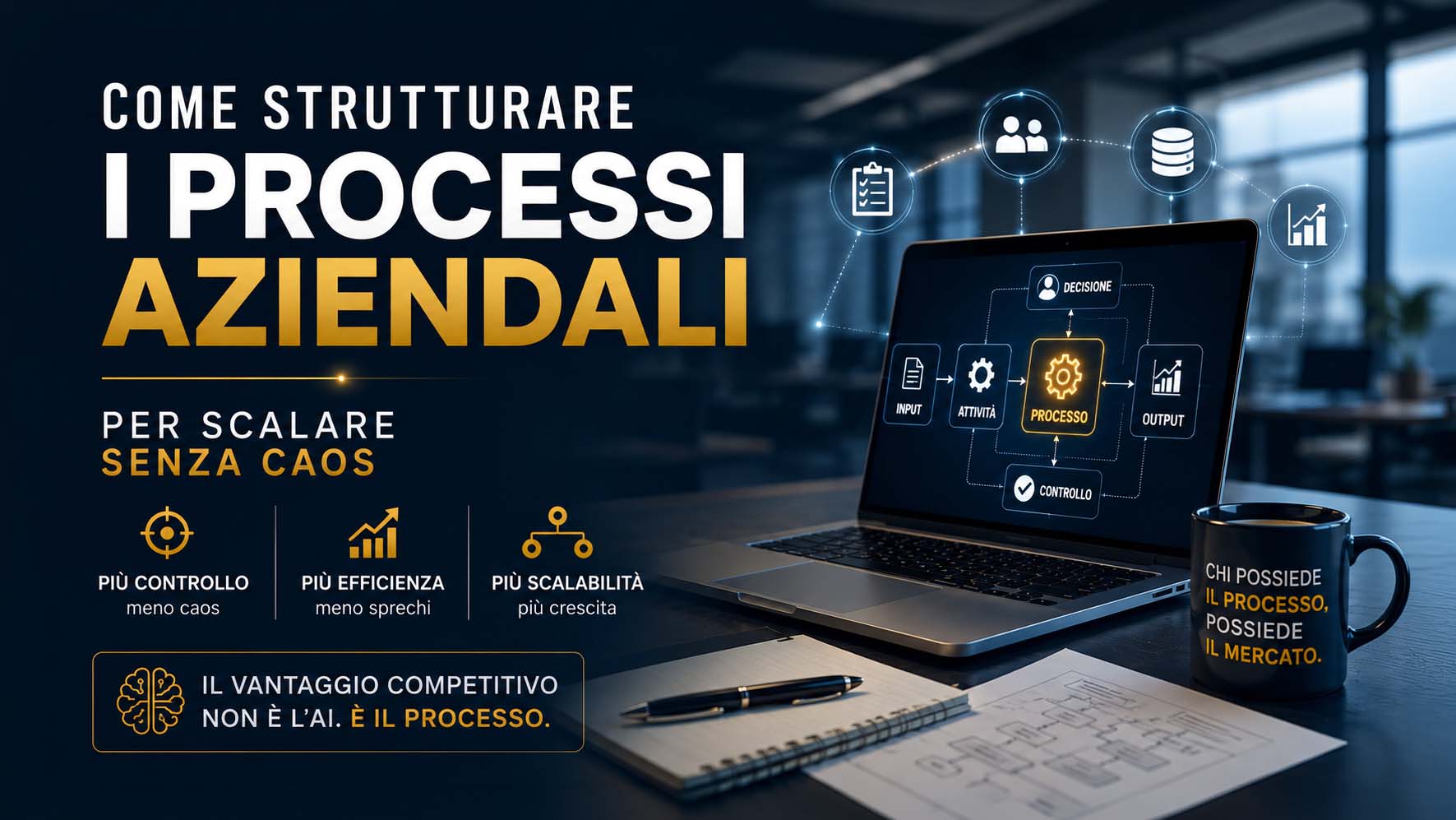 Come strutturare i processi aziendali per scalare senza caos
