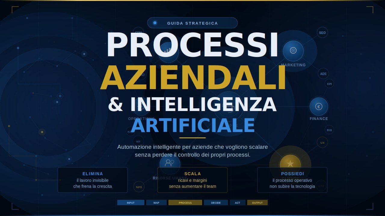 Processi aziendali e AI guida strategica all’automazione intelligente per aziende che vogliono scalare