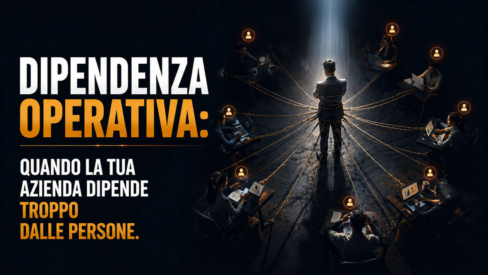 Dipendenza operativa: quando la tua azienda dipende troppo dalle persone