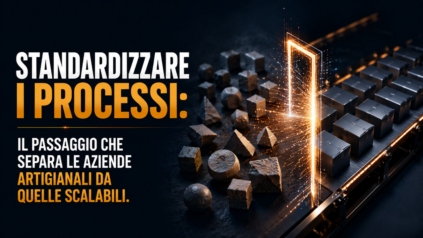 Standardizzare i processi: il passaggio che separa le aziende artigianali da quelle scalabili